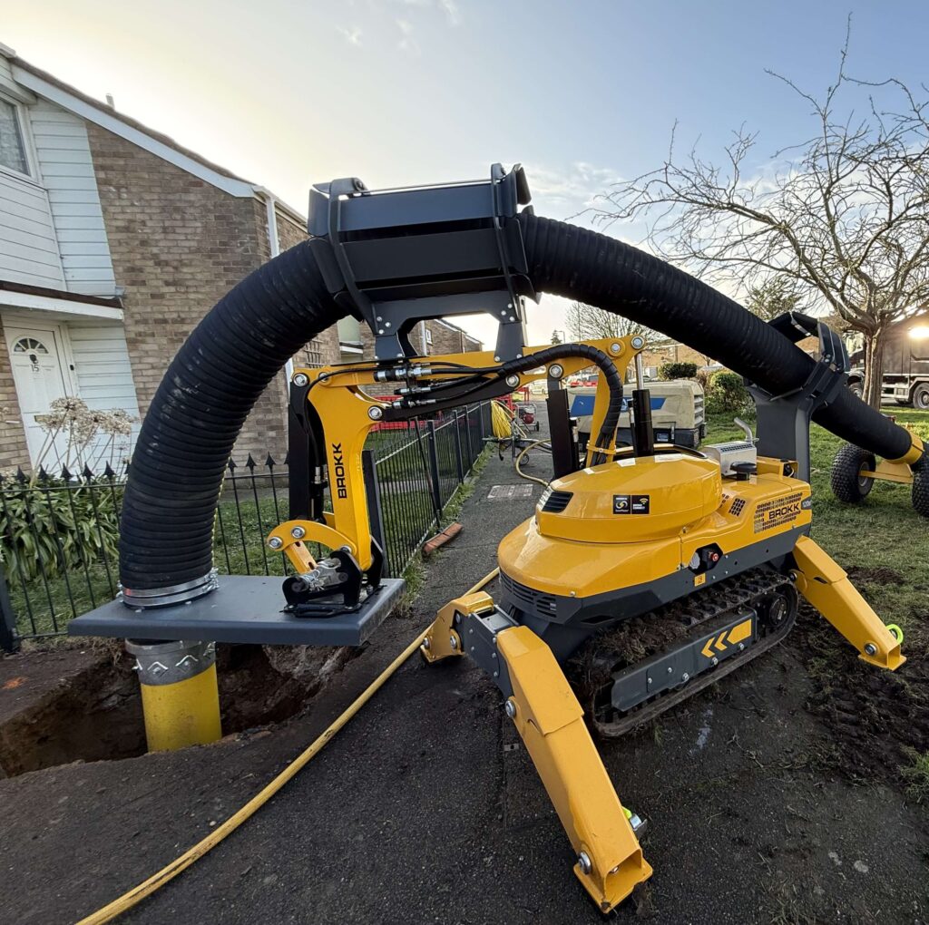Brokk 120: Remote-Controlled Robotic Vacuum Excavation
